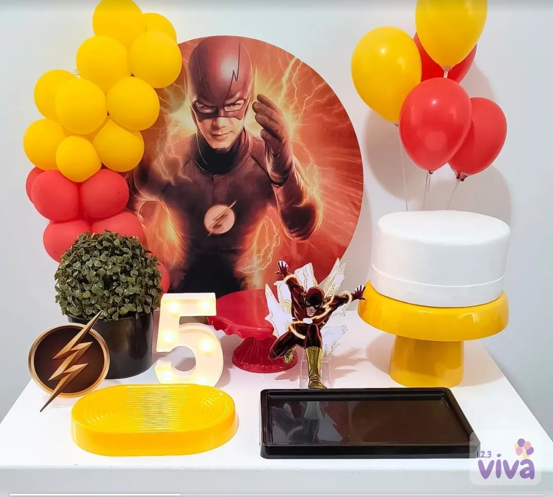 Kit de mesa com tema do Flash